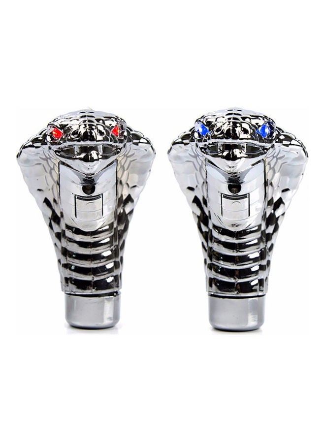NIBEMINENT Car LED Cobra Head Manual / Automatic Gear Stick Shift Knob Shifter Lever Novelty Tool Universal Use - Image 3
