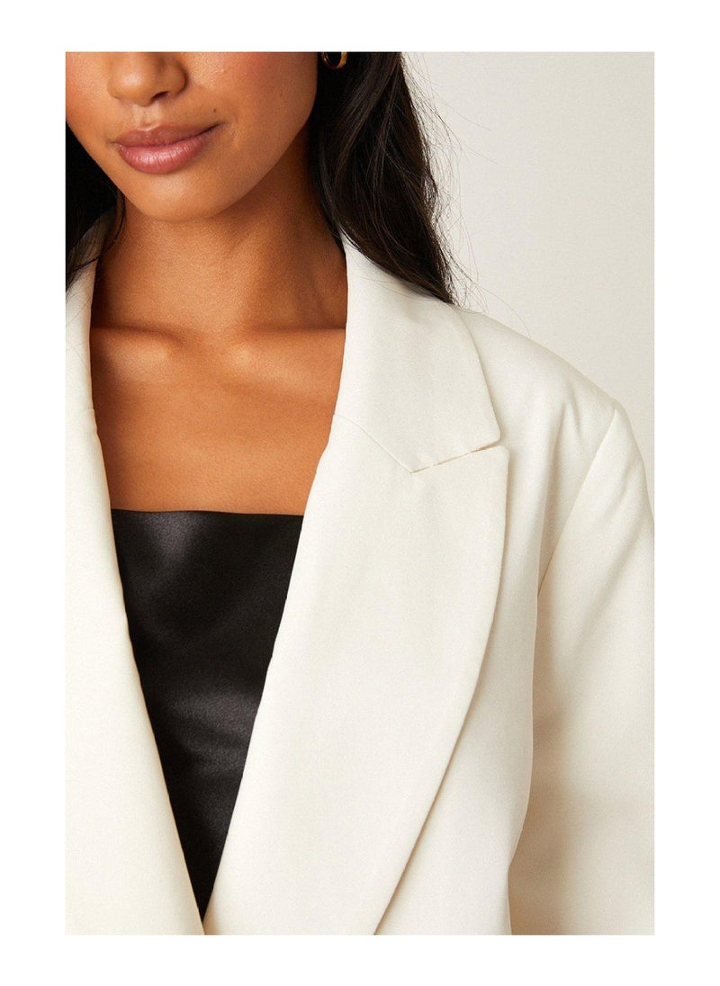 DOROTHY PERKINS - Petite Side Split Double Breasted Blazer - Image 1