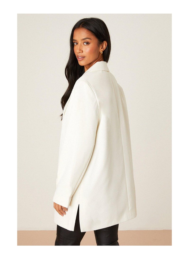 DOROTHY PERKINS - Petite Side Split Double Breasted Blazer - Image 1