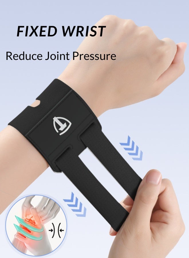 ZAFRA 2 Pack Wrist Brace Adjustable Wrist Support, Wrist Straps For Fitness Weightlifting, Tendonitis, Carpal Tunnel Arthritis, Highly Elastic Wrist Wraps For Relief Wrist - Image 3