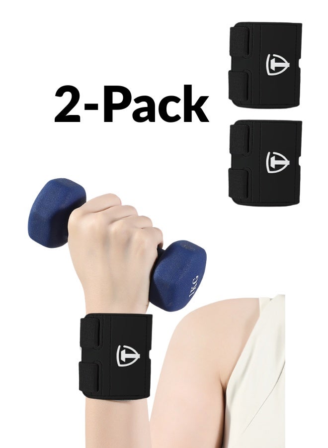ZAFRA 2 Pack Wrist Brace Adjustable Wrist Support, Wrist Straps For Fitness Weightlifting, Tendonitis, Carpal Tunnel Arthritis, Highly Elastic Wrist Wraps For Relief Wrist - Image 5