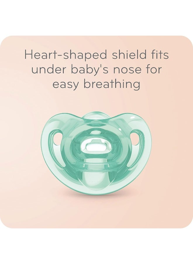 NUK - NUK Comfy Orthodontic Pacifiers, Timeless Collection, 6-18 Months, 5 Count - Image 1