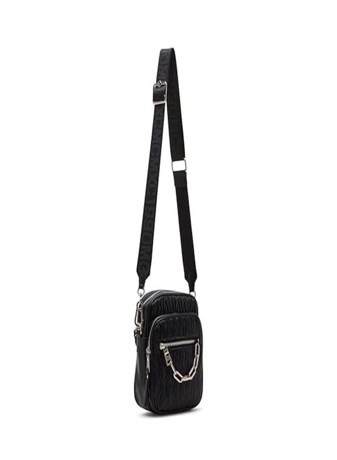 Steve Madden Damien Matelasse Crossbody, Black - Image 2