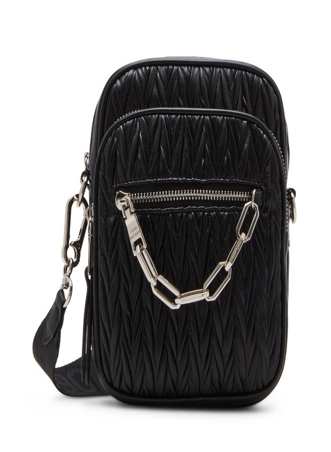 Steve Madden Damien Matelasse Crossbody, Black - Image 1