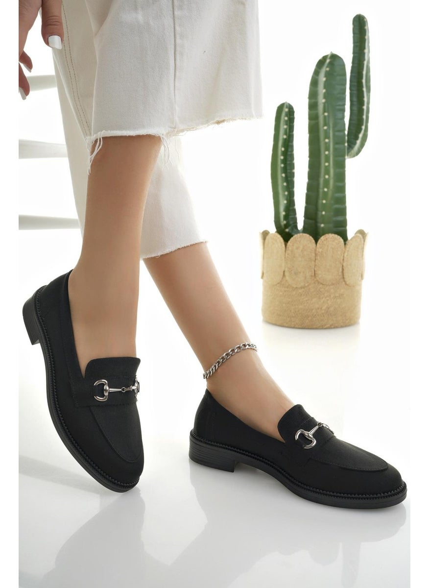muggo Sussie Guaranteed Metal Buckle Women's Loafer Casual Shoes  - Image 5