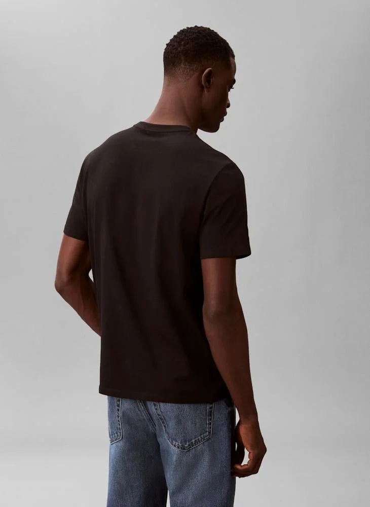 Calvin Klein Jeans Linear Logo Crew Neck T-Shirt
