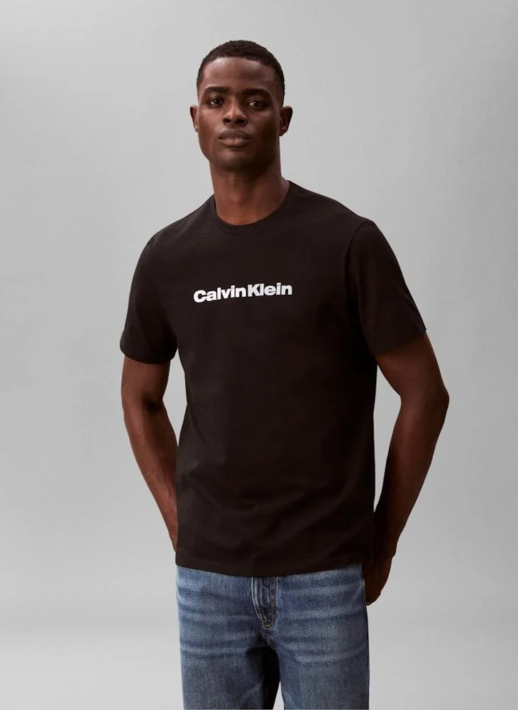 Linear Logo Crew Neck T-Shirt