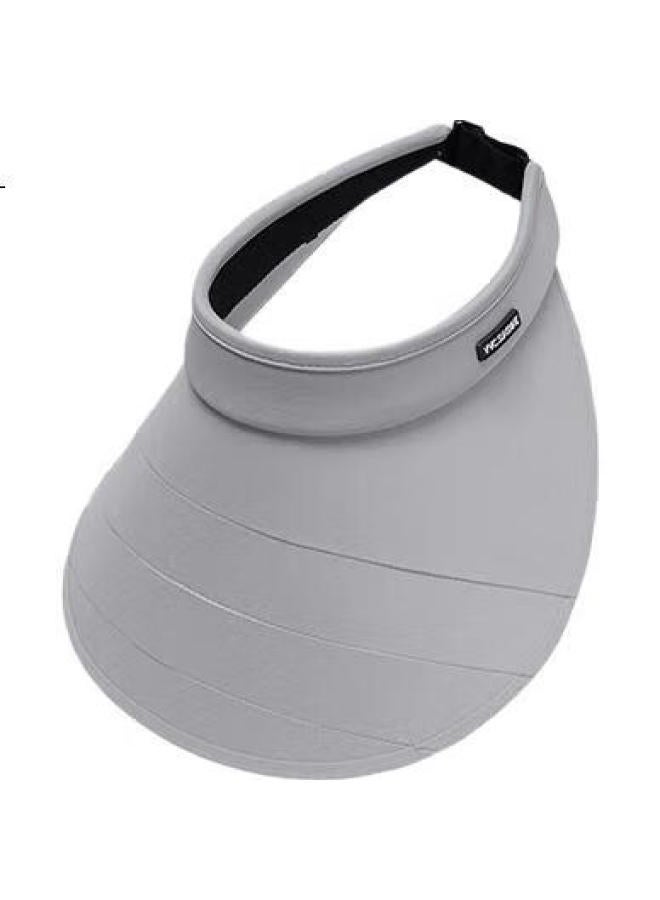 Vvc Sun Hat Women'S Foldable Summer Uv Protection Cap Outdoor Cycling Sunshade Hat Galaxy Grey One Size - Image 3