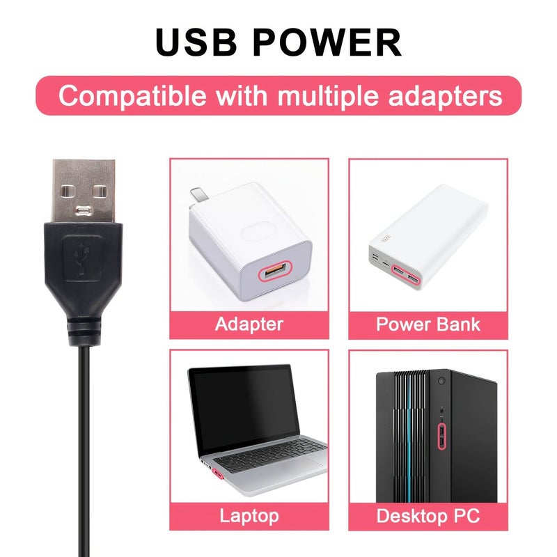 ضوائي ضوء حلقي ليد أسود 12 بوصة للإسلفي ثلاثي الألوان قابل للتعديل مع حامل ثلاثي - Image 4