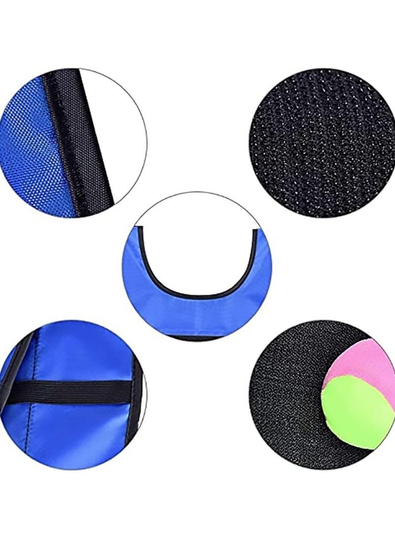 Dodgeball Game Set, 2 Sticky Target Vests with 10 Cotton Balls(Random Color) Throwing Target Game Parent-Child Interaction Playground Games Toy for Indoor Outdoor - Image 2