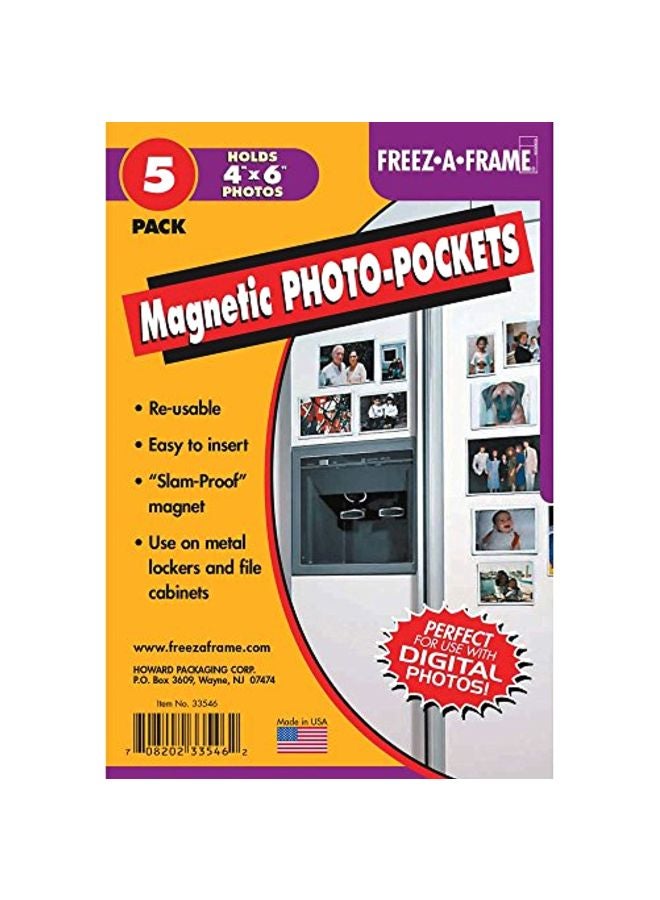 فريز أ فرايم مجموعة إطارات صور مغناطيسية للثلاجة مكونة من 5 قطع - Image 2