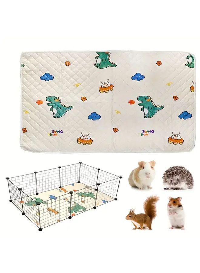 سجادة قفص حيوانات أليفة كبيرة قابلة لإعادة الاستخدام مقاس 47 × 31 بوصة مقاومة للماء قابلة للغسيل متينة للحيوانات الأليفة الصغيرة والمتوسطة - Image 2