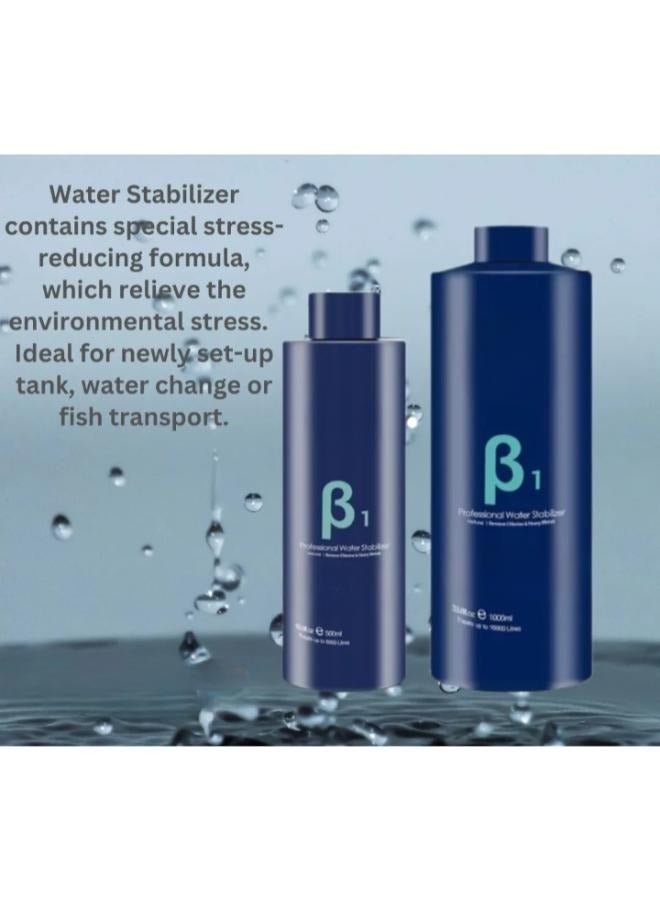 Water Stabilizer Aquarium Anti-Chlorine Removes Heavy Metals for Fresh and Saltwater - Image 2
