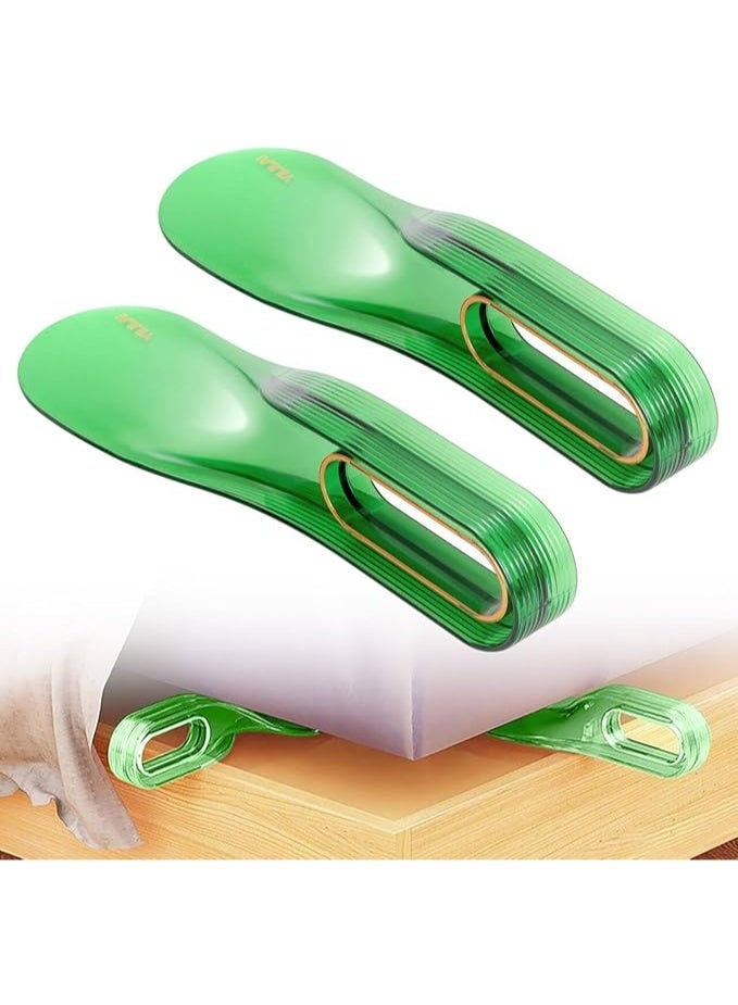 2 Pack Mattress Lifter Tool Bed Making Mattress Lifting Handy Tool Alleviate Back Pain Bed Wedges Mattress Elevator Change the Sheets Instantly（Green） - Image 2