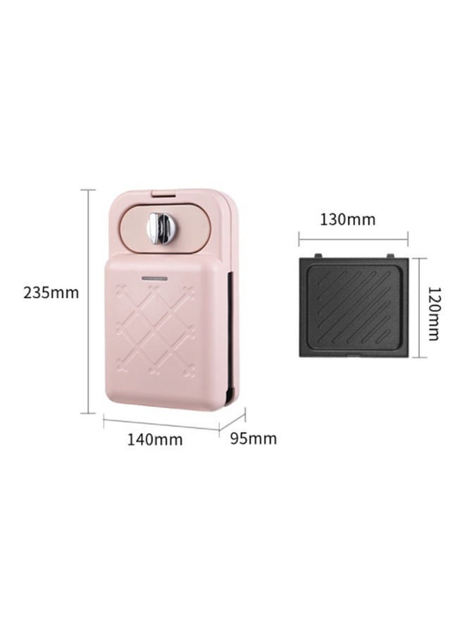 كابتن تيك محمصة صغيرة متعددة الوظائف لصنع الوافل والساندويتشات 650.0 W PSZHkc10 وردي - Image 5