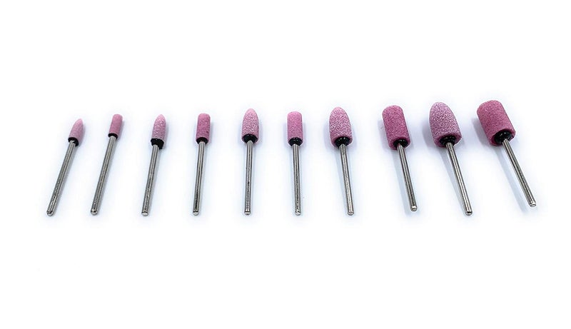 Fozti Abrasive Mounted Stone Bur 23mm Set of 100pcs for Grinding Polishing Carving Sanding in Metal Wax Plastic Ceramic Clay etc for Dental Jewellery Making Model Making Hobby Crafts DIY - Image 3