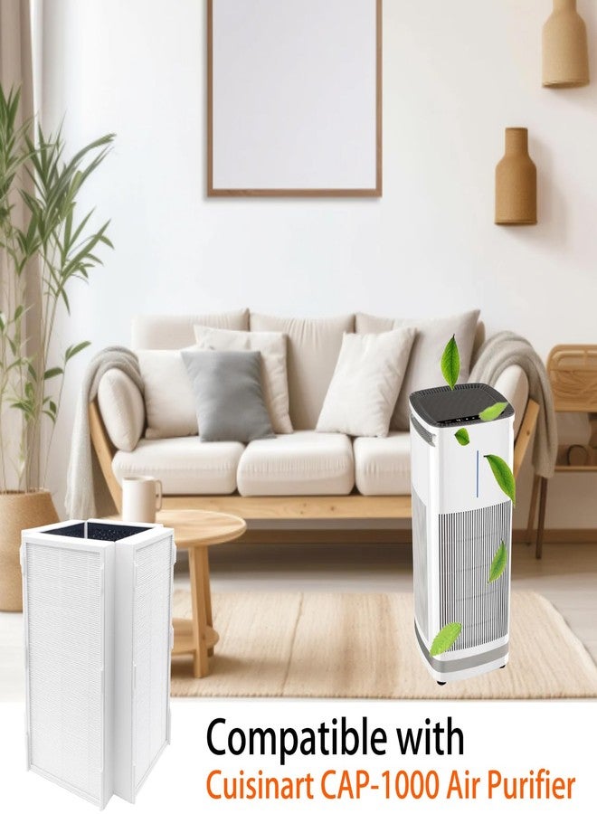 DAODEFUL Replacement Filter Compatible With Cuisinart CAP-1000: H13 True Hepa Filter Compatible With Cuisinart CAP-1000FPK PuRXium Air Purifier - Image 2