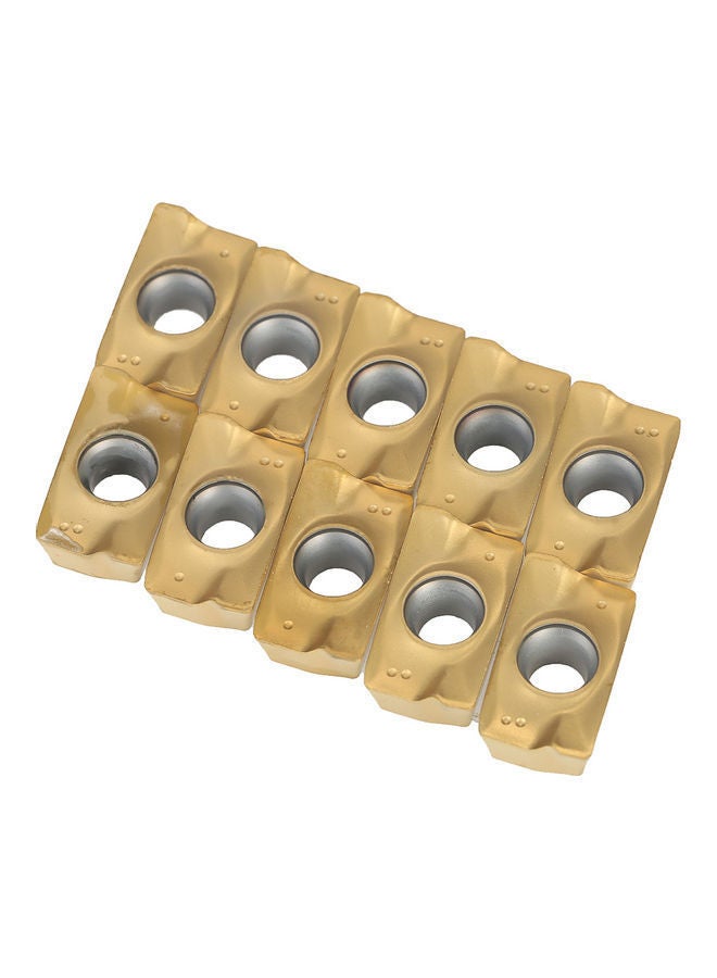 NIBEMINENT 10-Piece Flute Face End Mill Milling Cutter Multicolour - Image 5