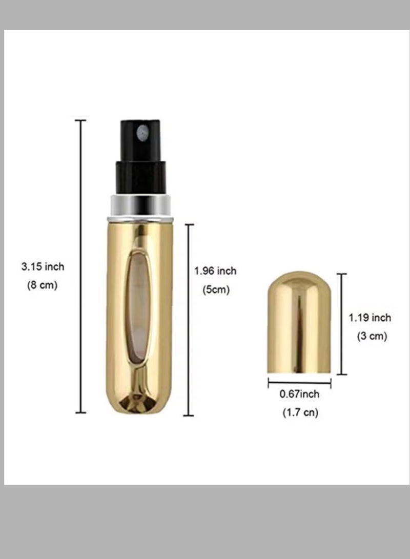 1pc 6ml Perfume Bottle Mini Portable Travel Refillable Perfume Atomizer Bottle For Spray Scent Pump Case Empty As Gift - Image 2