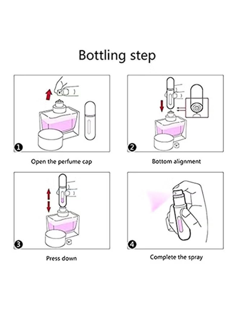 1pc 6ml Perfume Bottle Mini Portable Travel Refillable Perfume Atomizer Bottle For Spray Scent Pump Case Empty As Gift - Image 4