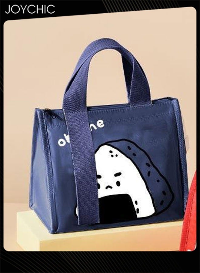 Joychic Colorful Aluminum Foil Heat Preservation Lunch Bag Water and Oil Proof Food Insulation Bag with Handle Strap for School Office Work Travel Outdoor - Image 1