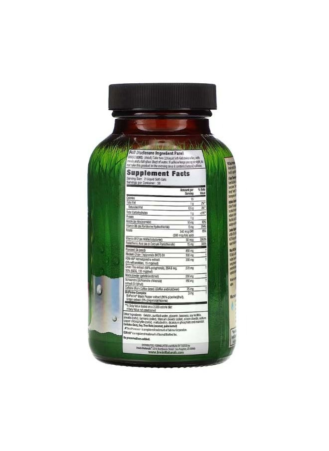 Irwin Naturals V02 Max Performance Fat Burner 60 Liquid SoftGels  - Image 2