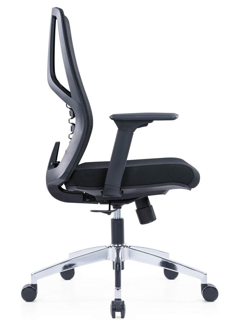 كاليبر كرسي مكتب كاليبر مع دعم أسفل الظهر ومساند ذراع قابلة للتعديل لتعزيز الراحة ودعم الوضعية - Image 3