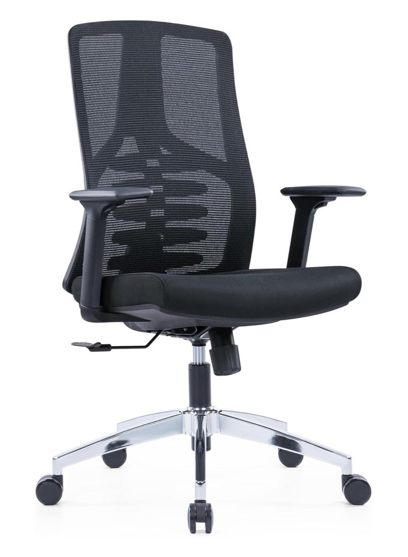 كاليبر كرسي مكتب كاليبر مع دعم أسفل الظهر ومساند ذراع قابلة للتعديل لتعزيز الراحة ودعم الوضعية - Image 5