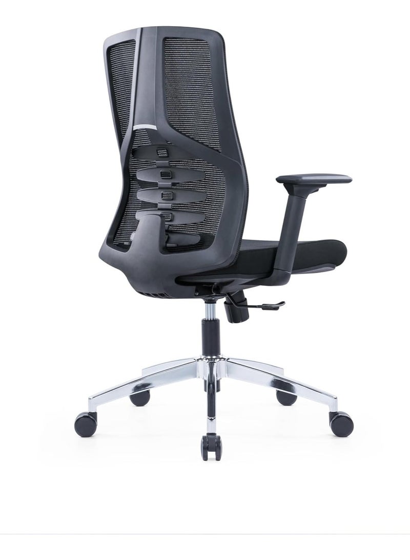 كاليبر كرسي مكتب كاليبر مع دعم أسفل الظهر ومساند ذراع قابلة للتعديل لتعزيز الراحة ودعم الوضعية - Image 4