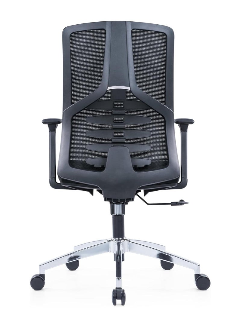 كاليبر كرسي مكتب كاليبر مع دعم أسفل الظهر ومساند ذراع قابلة للتعديل لتعزيز الراحة ودعم الوضعية - Image 2