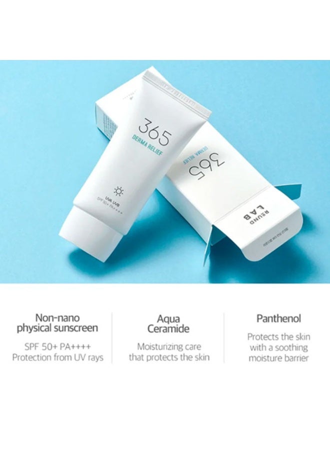 Round Lab 365 Derma Relief Sun Cream - Anti-Aging Sunscreen 50+ 50ml - Image 3