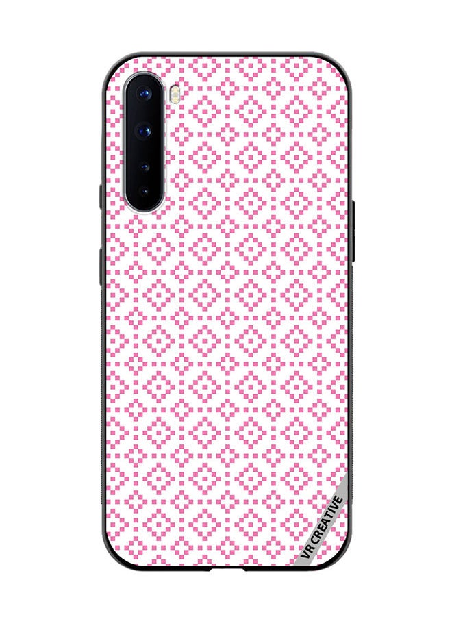Protective Case Cover For OnePlus Nord Strips Design Multicolour