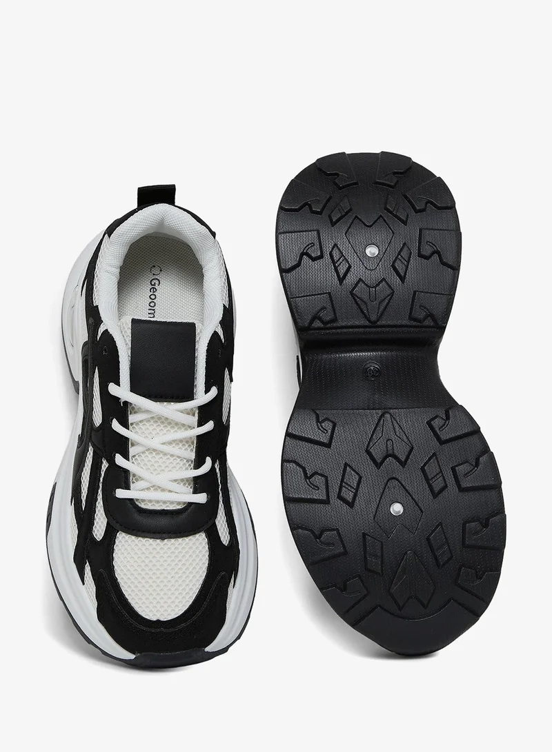 Geoomnii BLACK GEOOMNII All-Day Comfort with Sports Shoes for Women – Breathable Mesh, Cushioned Insole, Lightweight Feel, Non-Slip Grip, Flexible Fit for Women | Best Price UAE