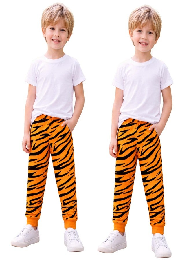 Hestia Kids Pajamas 100% Cotton | Boys Pyjama Set of 2 | Sleepwear | Cotton | Elasticated Waist | Pyjama for Boys | Pajama Set of 2 | Orange | 2-4Yrs - Image 1