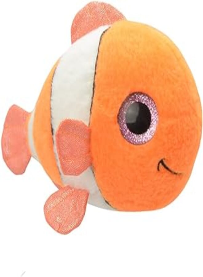 Wild Planet Orbys Clownfish Plush Toy, 18 cm x 12 cm x 13 cm Size