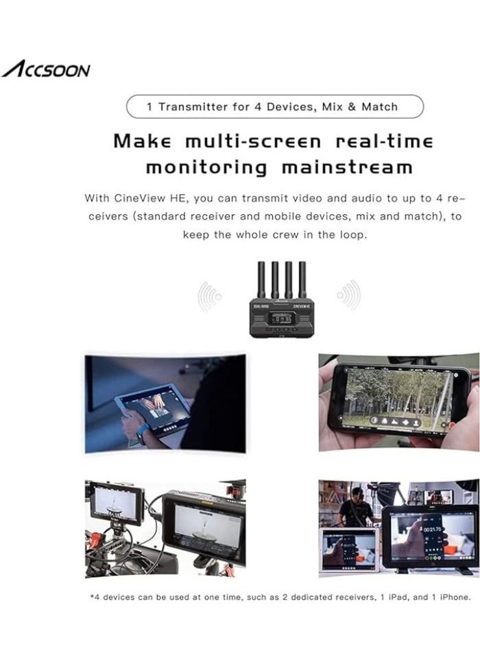 Accsoon Accsoon WIT04-HE Cineview HE Wireless Video Transmission System  - Image 5