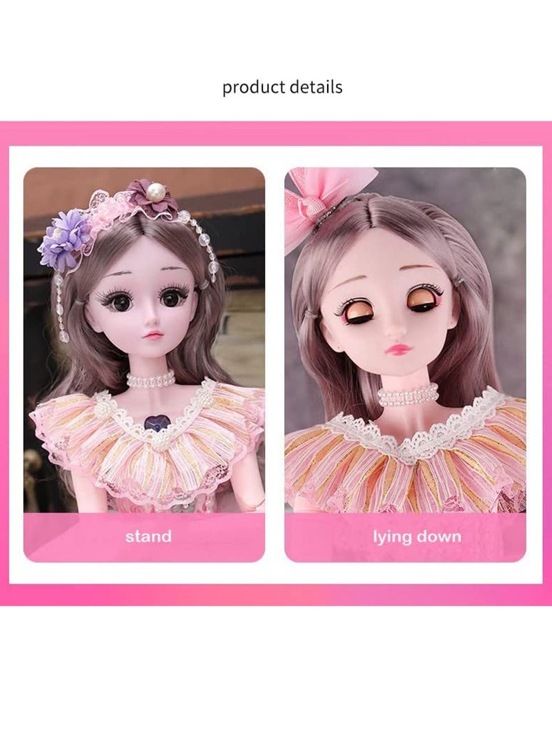 LIMOS Dolls for Girls Large Premium Princess Toy Dolls for Dollhouse with Tiaras Hair Accessories - Image 4