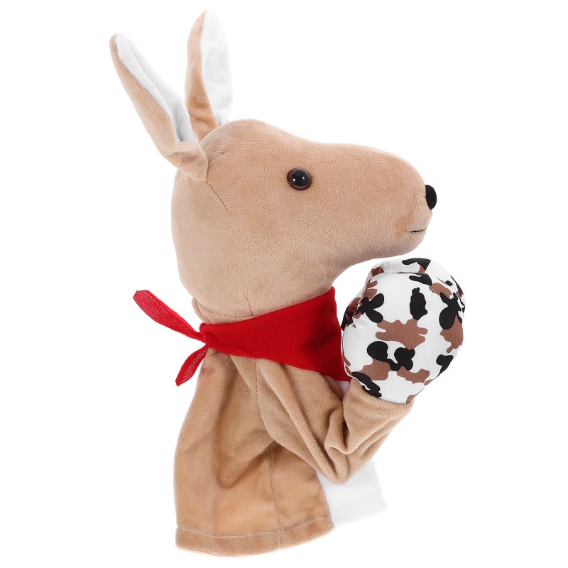 Hand Puppet Soft Plush Puppets Kids Glove Doll Stuffed Animal Storytelling Hand Puppet Toy for Birthday Halloween Party - Image 4