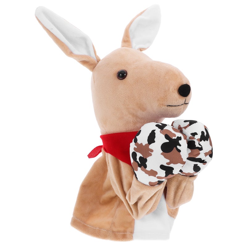 Hand Puppet Soft Plush Puppets Kids Glove Doll Stuffed Animal Storytelling Hand Puppet Toy for Birthday Halloween Party - Image 5