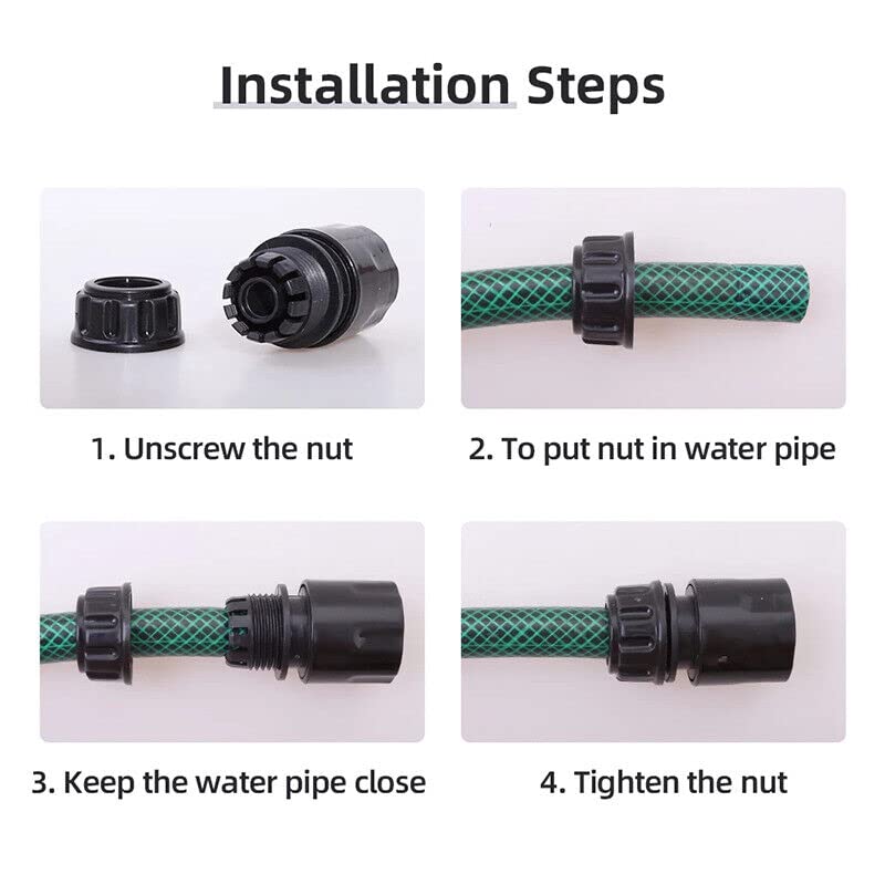 BRITSPEAR BRITSPEAR High Pressure Adjustable Water Jet Spray Gun NozzleConnector 12Half Inch Hose Pipe For Gardenig Car Bike Washing And Cleaning Pet Washer Black  - Image 4
