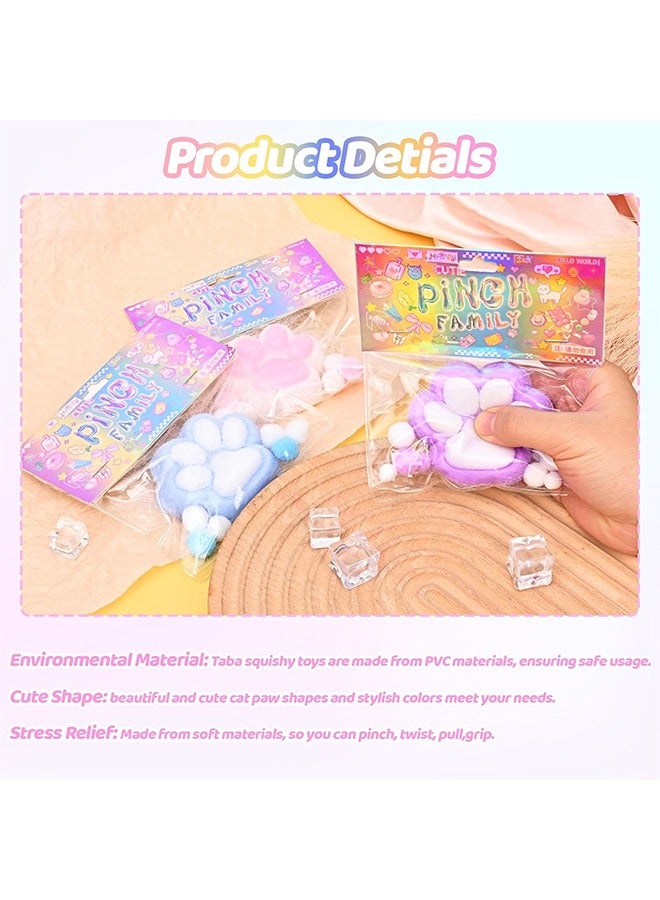 Pinch 3Pcs Squishy Squeeze Cat Paw Toys,Pinch Family OPP Packaging Sensory Toys Kids Teens - Image 5