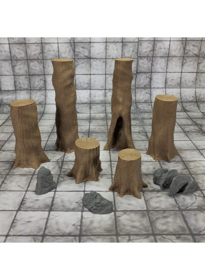 Extruded Gaming Chestnut Trees #3 Tabletop RPG Set - Image 4