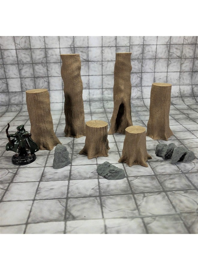 Extruded Gaming Chestnut Trees #3 Tabletop RPG Set - Image 2