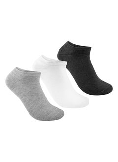 STITCH Boys Pack of 3 Half Terry Ankle Plain Casual Socks  - Image 1