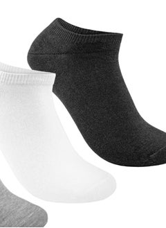 STITCH Boys Pack of 3 Half Terry Ankle Plain Casual Socks  - Image 2