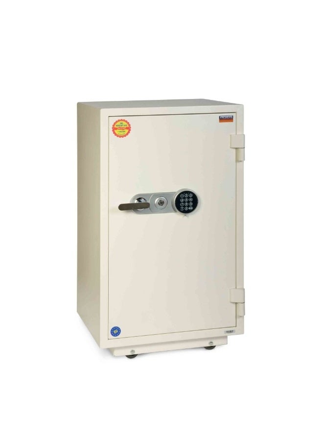 DANUBE HOME Aa Lp Valberg Fire-Resistant Safe Locker With 1 Digital Lock And 1 Keylock For Enhanced Security Ideal For Home Or Office Use Durable And Reliable