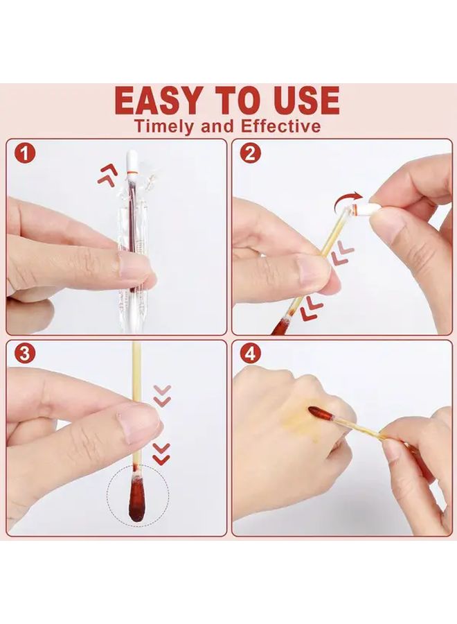 25 Red Iodine Swabs Individually Packaged Portable Pet Swabs Household First Aid Kit - Image 4