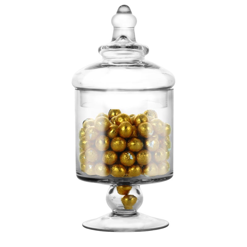 REFSAVER Apothecary Jars Glass Decorative Candy Jars,Candy Buffet Display, Elegant Storage Jar, Decorative Wedding Candy Organizer Canisters Style SA - Image 1