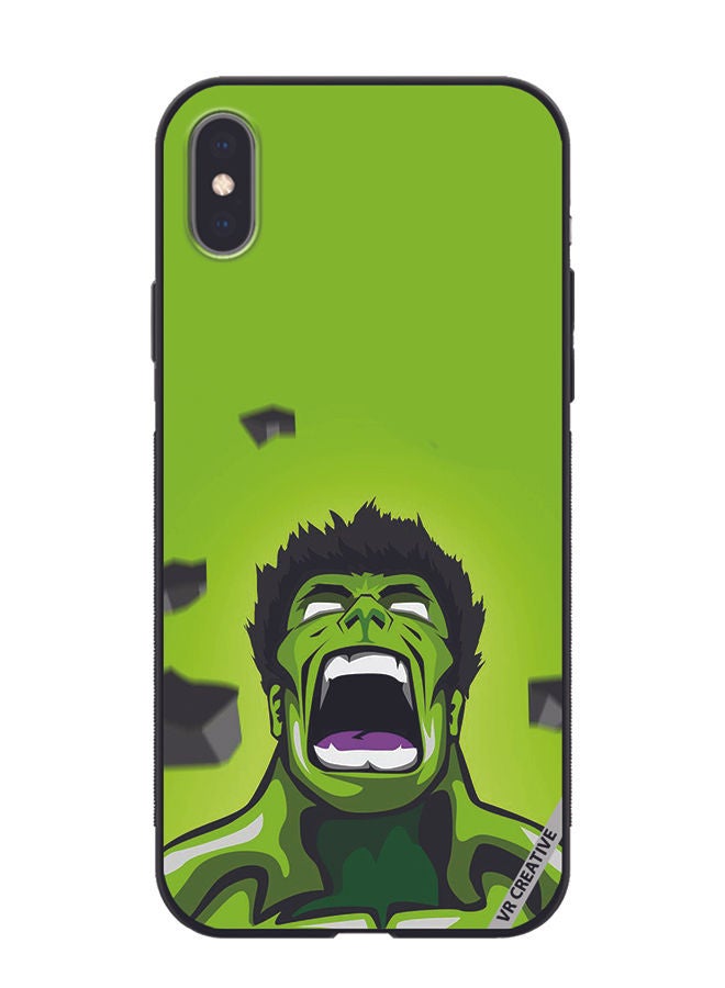 VR CREATIVE Protective Case Cover For Apple iPhone XS Max Hulk Design Multicolour - Image 1