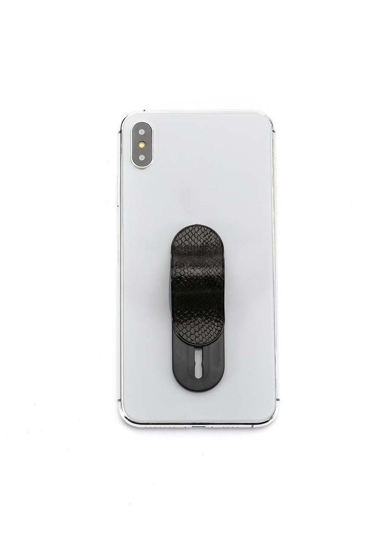 Generic - Universal Finger Strap Phone Holder for iPhone and Android | Versatile Grip Stand for Small Tablets and Mobile Devices in Car Vent - Image 1